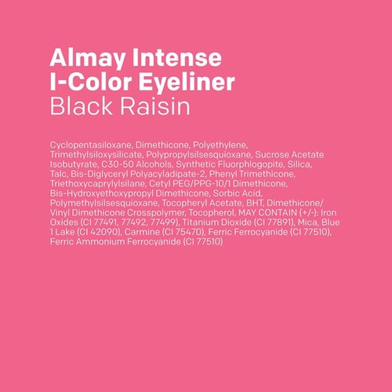 Almay All-Day Eyeliner Pencil,Hypoallergenic,Cruelty-Free,Oil-Free,Fragrance-Free,Ophthalmologist Tested,Long Wearing and Water Resistant (Packaging May Vary),209 Black Raisin,0.01 oz,(Pack of 2)
