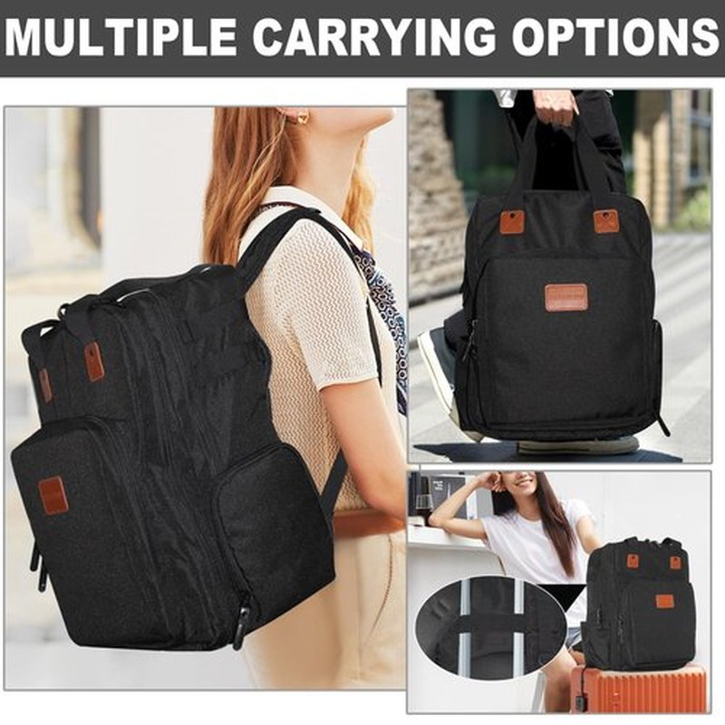 NADAENMF Barber Case Bags Backpack for Clippers and Supplies, Large Hairstylist Travel Bag Hair Stylist Travel Bag Cosmetology Bags Hair Cutting Kits