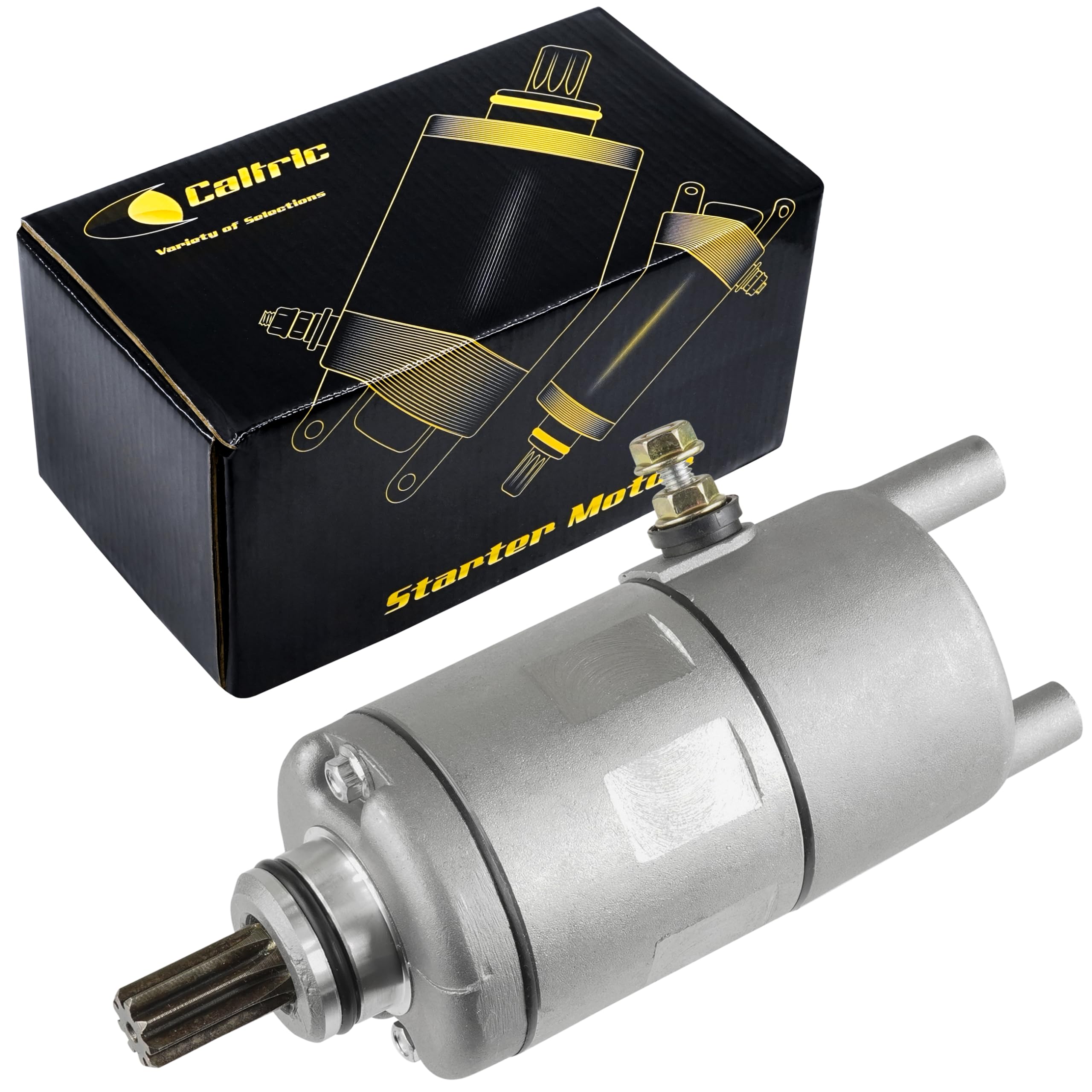 Caltric Starter Compatible with Yamaha Timberwolf 250 YFB250 1992 1993 1994 1995 1996 1997 1998 1999 2000