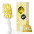 FHI Heat UNbrush Plus - Gentle Curly Hair Brush for Effective Detangling | 84 UltraFlex Bristles, Lightweight & Vented