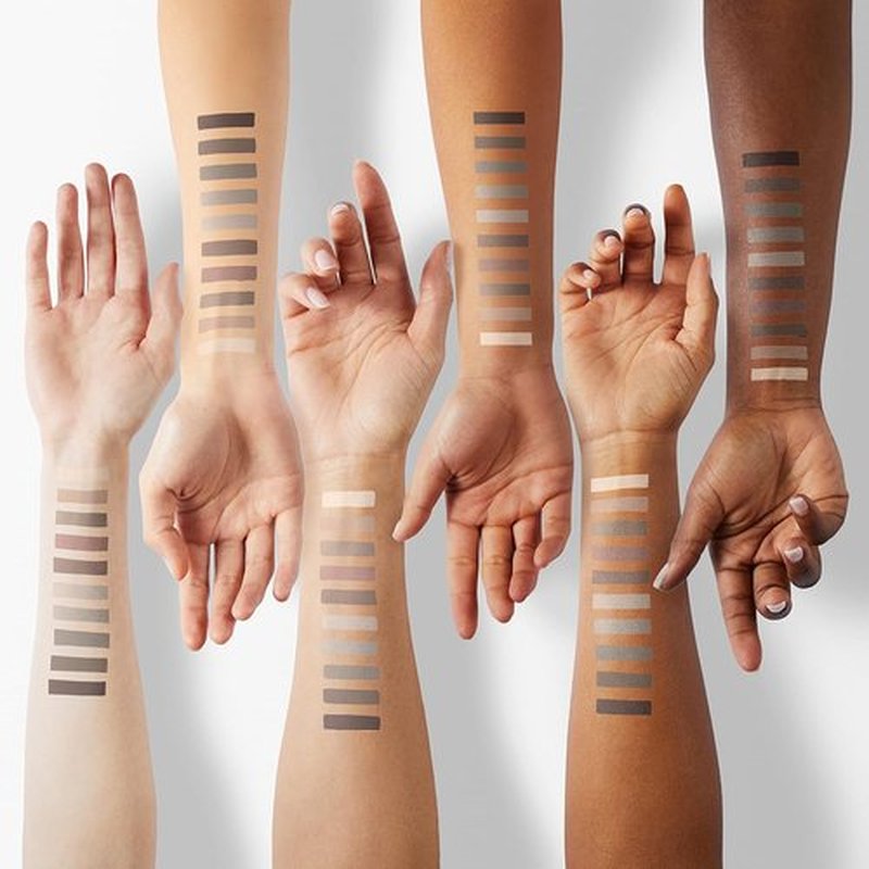 Erinde Matte Eyeshadow Palette - 10 Ultra-Blendable Shades for Natural Looks | Taupe Brown & Grey