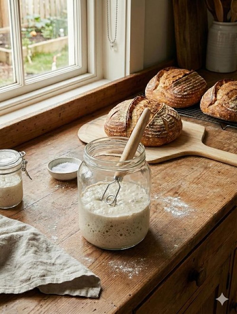 New England Sourdough Starter Co. | Sourdough Starter Stirring Hook & Dough Whisk | Small Size for Jars | Enhance Your Baking Results
