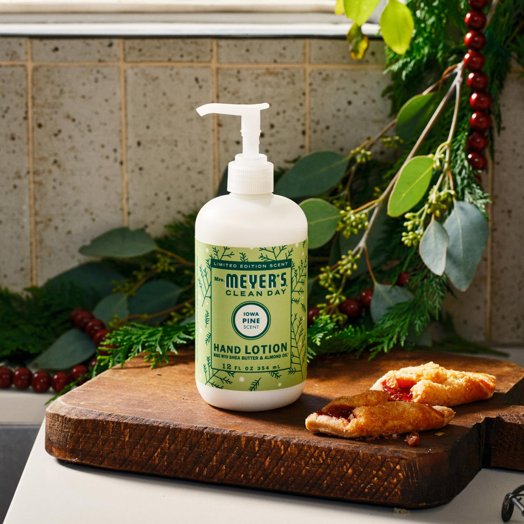 MRS. MEYER'S CLEAN DAY Hand Lotion, Iowa Pine Scent, 12 Ounce Bottle