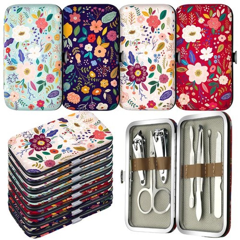 Gisafai 12 Set Thank You Employees Appreciation Gifts for Women Inspirational Manicure Set Nail Clipper Bulk for Nurse Week Gift Office Coworkers Customers Staff