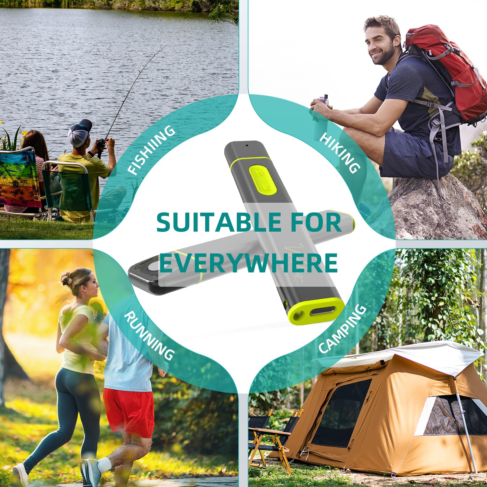 Vibis Insect Bite and Sting Relief, Rechargeable Bug Bite Itch Relief Thing for Mosquito Bites, Chemical-Free Insect Bite Healer, Fast Symptom Relief from Itching and Swelling - Grey