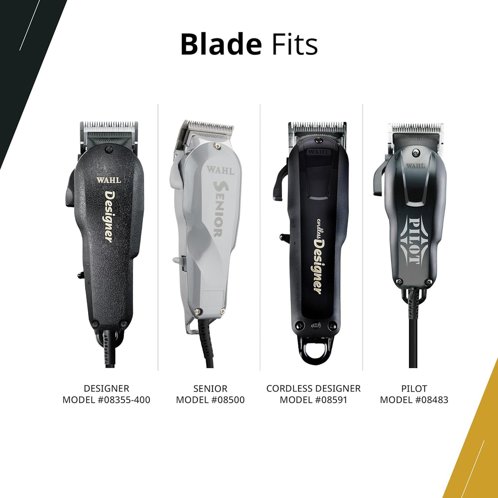 Wahl Professional Clipper Blade - 3-Hole Adjusto-Lock Replacement for Designer & Senior Clippers | 1mm-3mm
