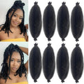 Color 2 Afro Twist Hair 16 Inch 8 Packs Wrapping Hair for Soft Locs Kinky Braiding Spring Twist for Women(16Inch,2#)