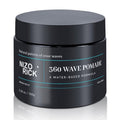 NIZORICK Men's 360 Wave Pomade 150g, Water-Based – Wave Styling Grease for Hair – Non-Greasy, Strong Hold & Layered Waves,150g/5.29oz