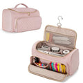 Fasrom Travel Carrying Case Compatible with Shark FlexStyle Air Styling & Drying System HD430/HD435, Hair Blow Dryer Storage Bag to Organize Hair Styling Attachments, Pink (Empty Bag)