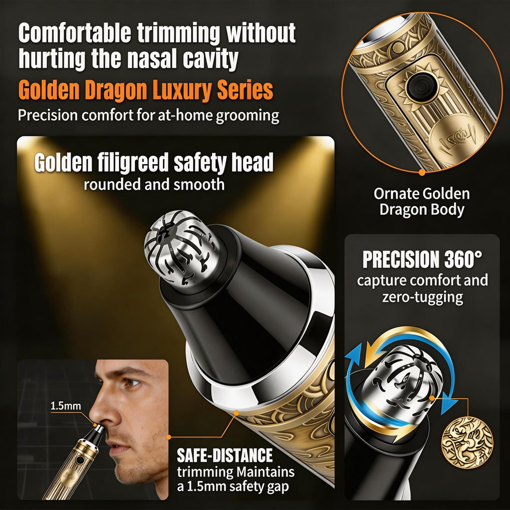Hair Clippers for Men Professional, Beard Trimmer Kits & Sets, Cordless Mens Hair Trimmer, Electric Shavers, Haircutting Machine with LED Display (Bronze-4in1)