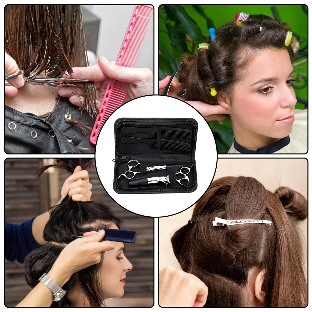 1 Piece Shear Case Hair Shear Scissors Bag Holder Scissor Cases for Hairstylists Professional Shears Holder for Foldable Comb and Scissors Hairdresse