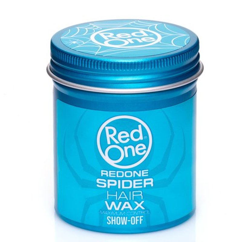 Redone Spider & Matte Hair Wax Blue 100ml | Strong Hold & Texturizing Fiber Wax | Matte Finish | Spider Web Effect for Men & Women | Non-Sticky Styling | Professional Barber Hair Styling Formula