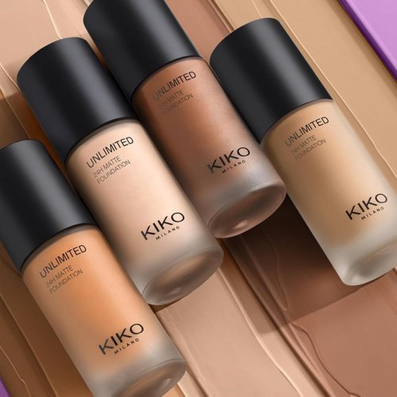 KIKO Milano Unlimited 24H Matte Foundation - Long-Lasting Liquid Formula in 3.5 WR Shade