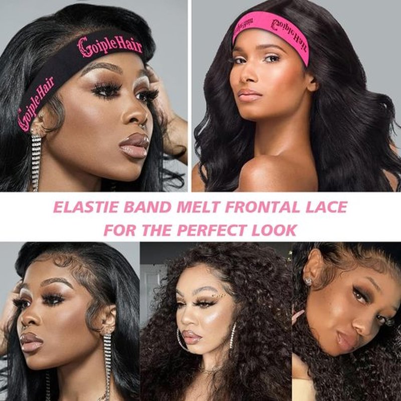 Lace Wig Glue Kit Lace Front Glue Kit for Wigs, Strong Hold Adhesive for Wigs and Hair Systems Invisible Bonding, Adhesive, Wig Remover, Hair Wax Stick, Edge Band, Razor & HD Wig Cap