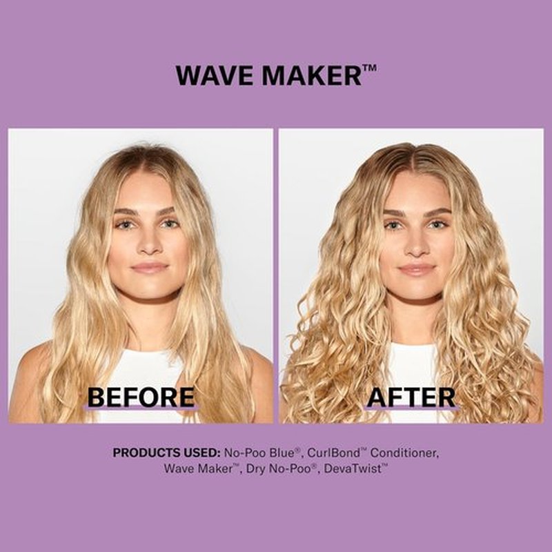 DevaCurl Wave Maker | Lightweight Moisturizing Curl Definer | Hydrates & Tames Frizz for 48 Hours