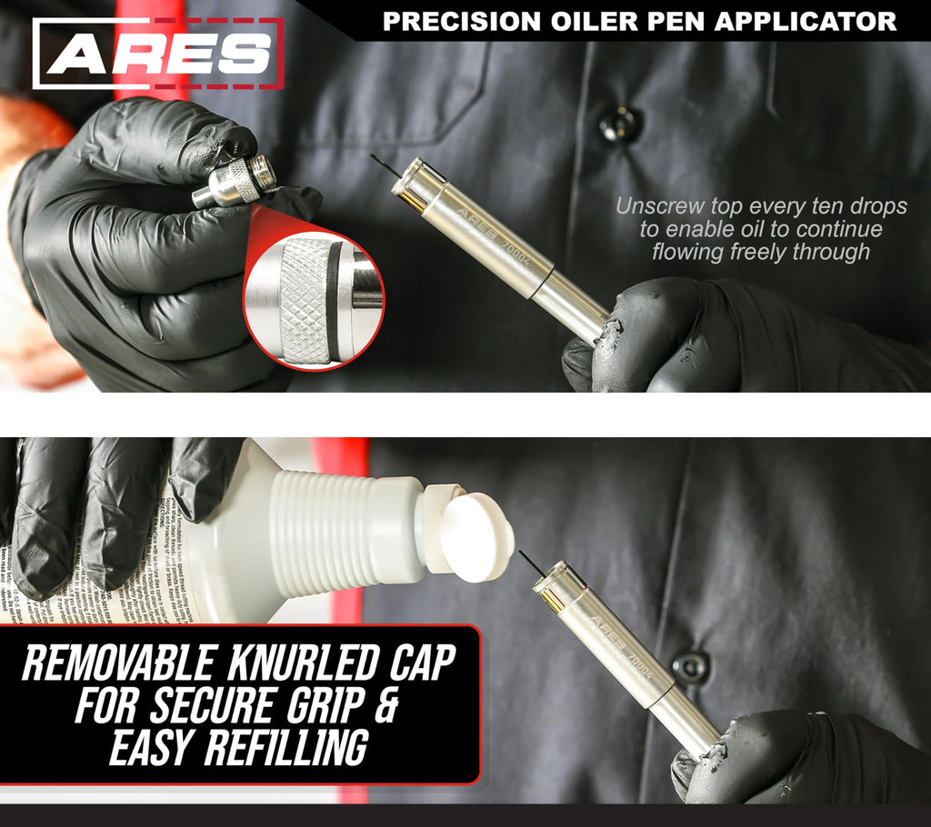 ARES 70004 - Precision Oiler Pen Applicator - Precisely Applies CLP, Ballistol, and Other Lubricants in Tight Places