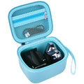 Case for Skull Shaver Electric Pitbull Pro Razor, Hard Travel Rotary Men Head Shavers Beard Trimmer Storage Carrying Box with Zipper Mesh Pocket for Men's Gold Pro Mustache Grooming Kit-Only (Blue)