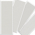 3090 Pcs 4 Sheets Pearl Rhinestone Stickers 3/4/5/6 mm Self Adhesive Craft Rhinestones Gems for Face Eyes Makeup Hair Body (Beige_pearl-3/4/5/6mm)