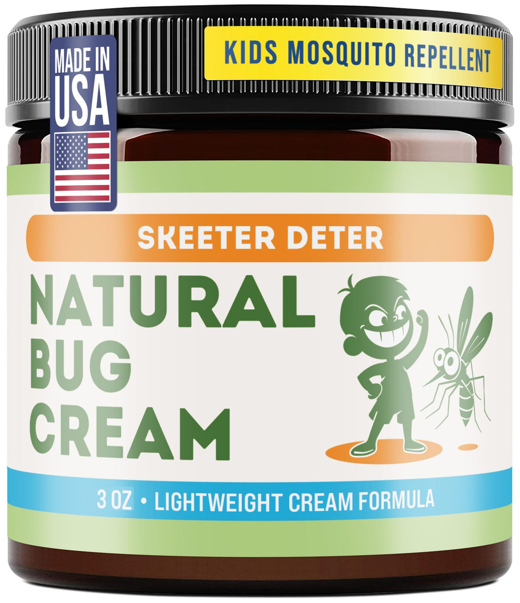 Magnum Solace Natural Bug Cream - No Spray Formula, Made with Plant Essential Oils, Safe for Kids