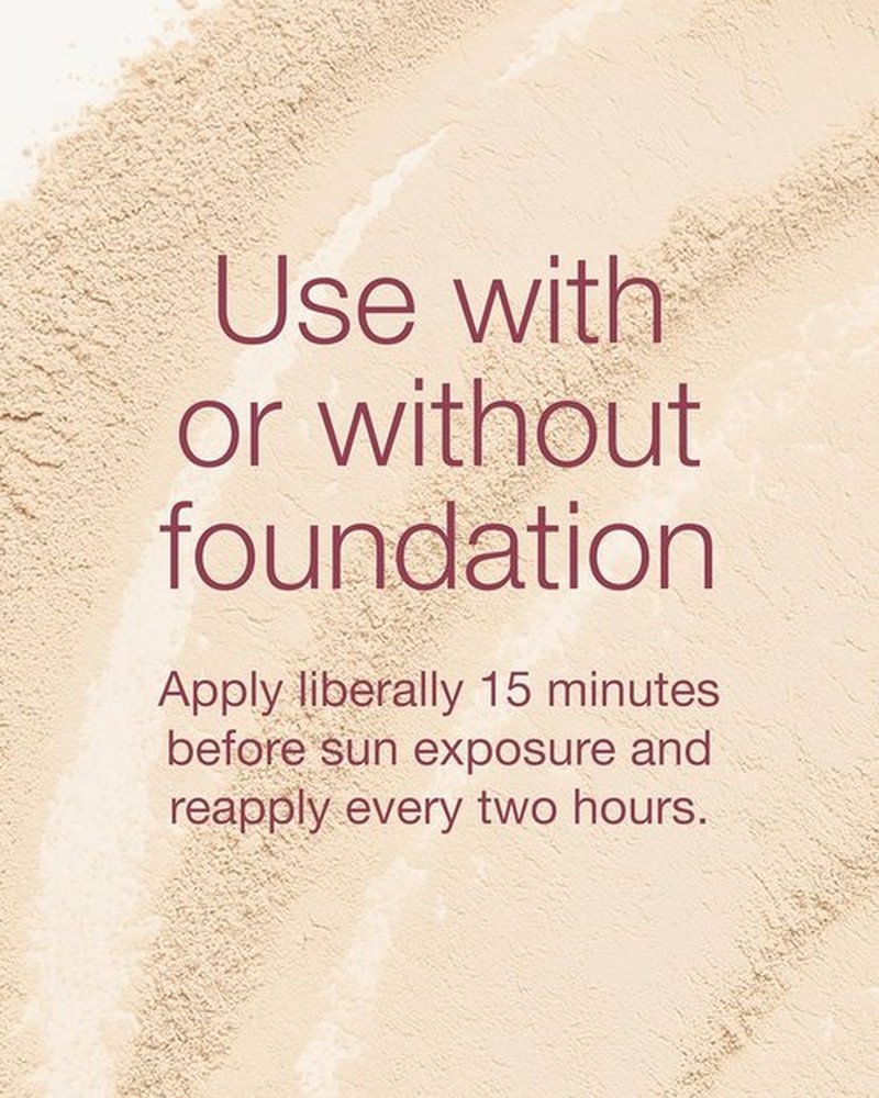 Mineral Fusion Brush-On Powder Sunscreen SPF 30 - Translucent Natural Face Protection | Hypoallergenic & Travel-Friendly