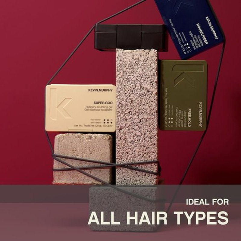 KEVIN.MURPHY SUPER.GOO - Sculpting Hair Gel for All Hair Types | Curl Enhancer & Firm Hold - 100g / 3.5oz