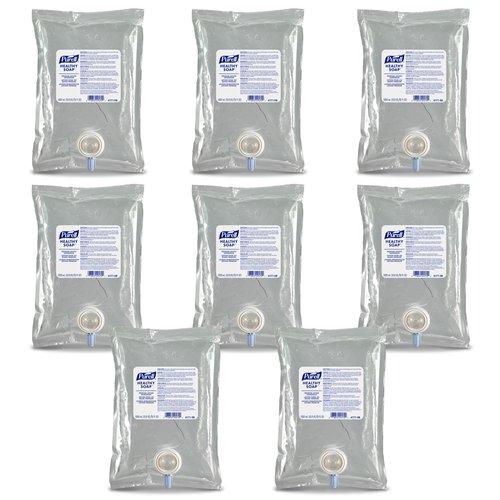 PURELL HEALTHY SOAP Premium Lotion Handwash, Waterfall Fragrance, 1000 mL Refill for CS2 and NXT Soap Dispensers (Pack of 8) - 4171-08