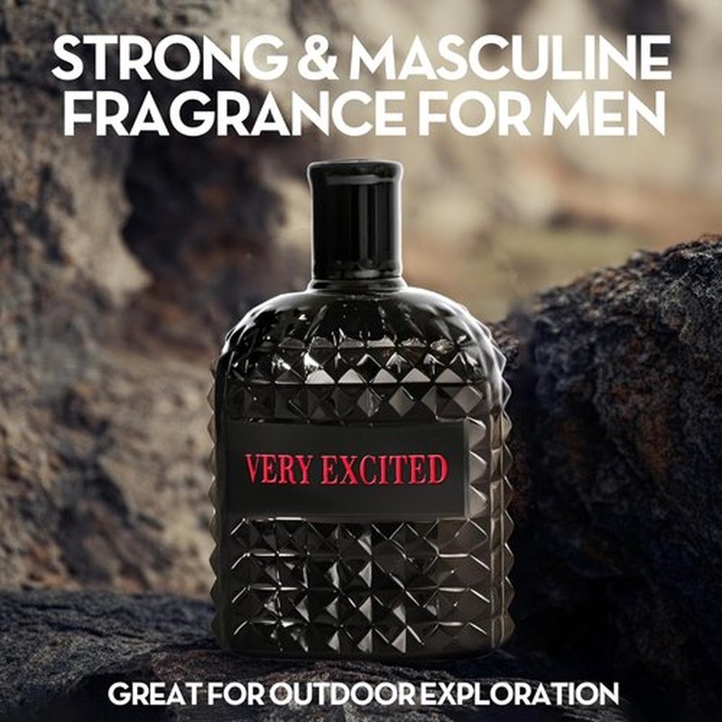 A CENTER Men's Cologne Gift Set - Luxury Eau de Toilette | Vanilla Bourbon, Leather & Amber | 3.4 Fl Oz Each