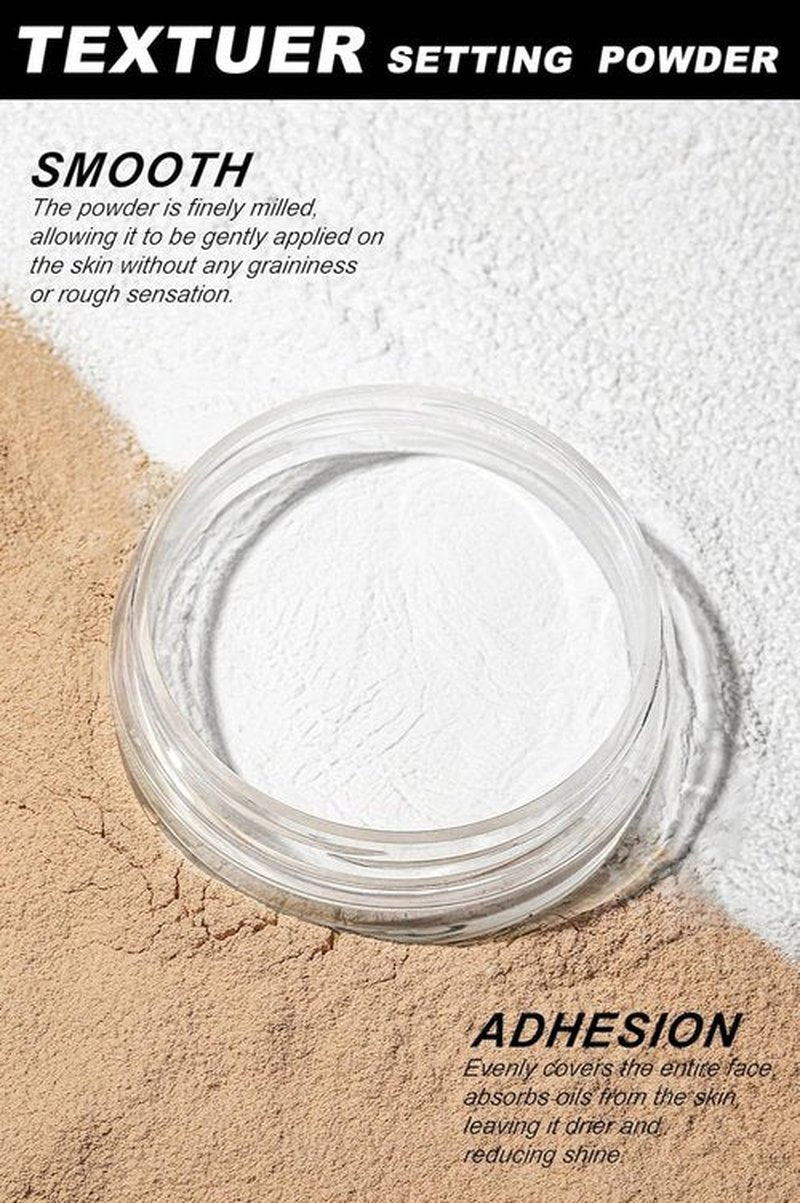 MAEPEOR Matte Setting Loose Powder - Smooth, Lightweight Formula for Brightening Makeup | 8 Colors Available