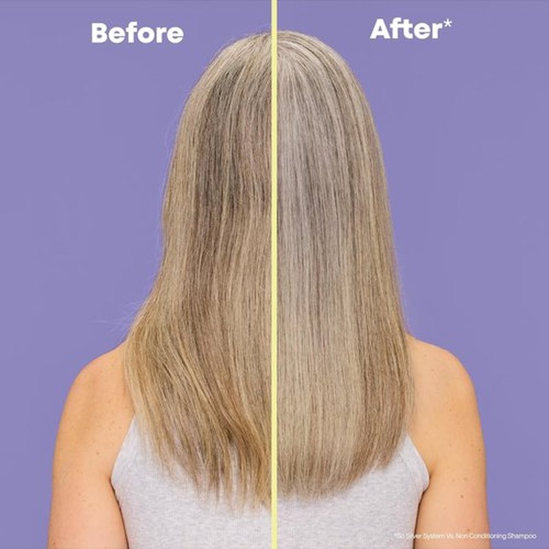 Matrix So Silver Purple Shampoo - Brightens & Tones Color-Treated Hair | Vegan Formula for Blonde & Grey