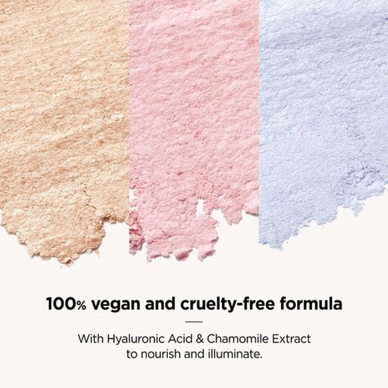 Laka Dream Beam Highlighter, 2.8g/0.09oz, Hydrating Powderwith Hyaluronic Acid & Chamomile for Radiant, Long-Lasting Glow, Glass Skin, K-Beauty (#01 Natural Beam)