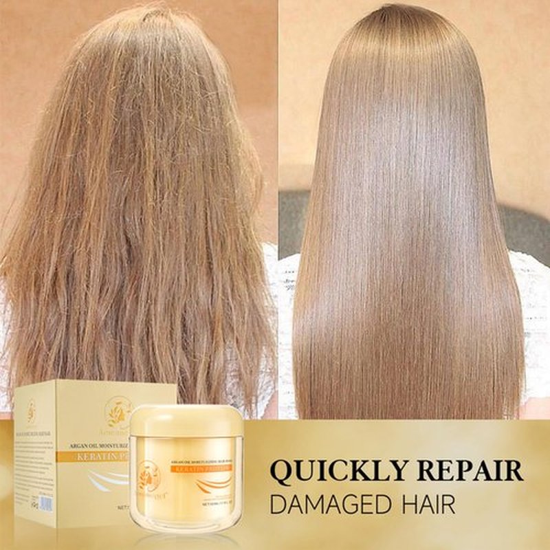 Aomimegel Collagen Hair Mask,Deep Repair Conditioning Argan Oil Hair Mask for Damaged Hair Treatment, Deep Conditioner Hydrating Hair Masque for All Hair Types 16.9oz 500ml