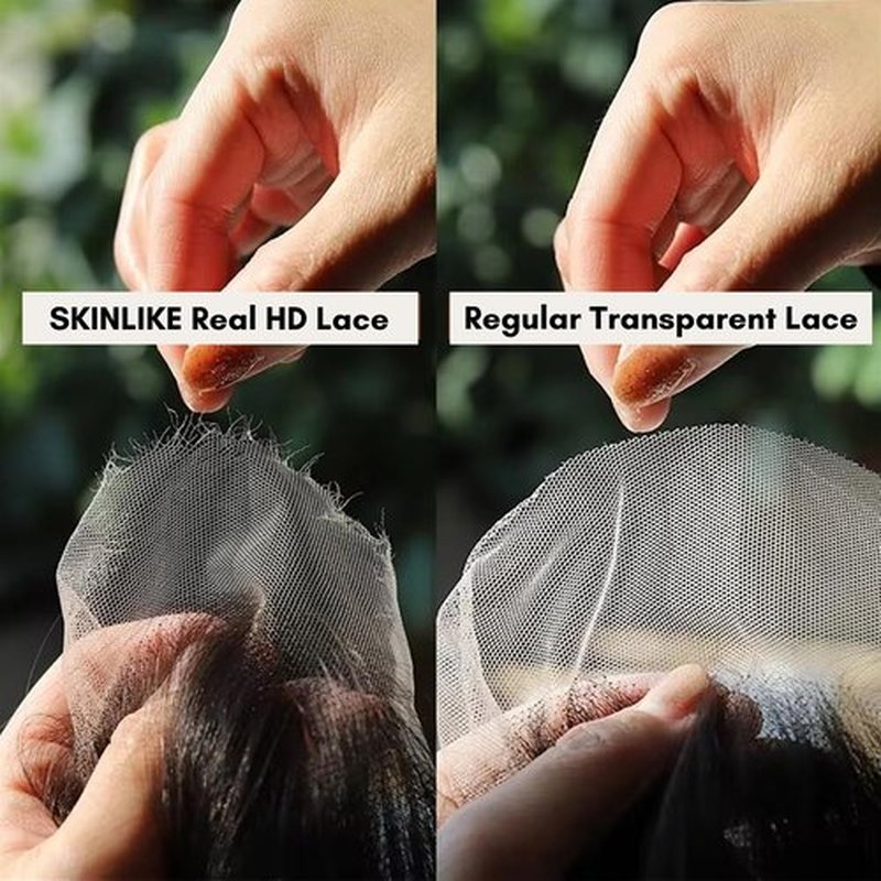 AUROO Water Wave 2x6 SKINLIKE Real HD Lace Closure Only 18 Inch, 12A Wet n Wavy 0.09 mm Ultra-thin Invisible 2 by 6 Kim K HD Swiss Lace Closure Human Hair Pre Plucked Virgin 2x6 Closure Natural Black
