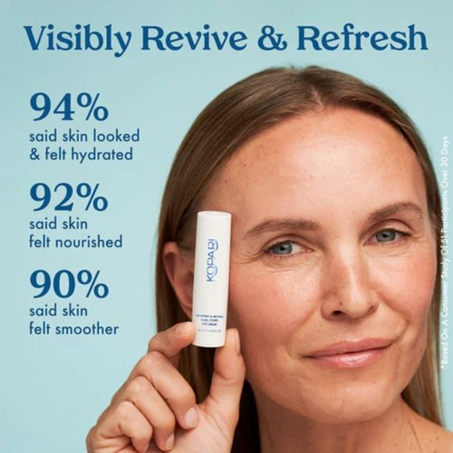 Kopari Ceramide & Retinol Eye Balm - Hydrating Anti-Aging Treatment for Fine Lines & Puffiness - Encapsulated Retinol & Ceramides
