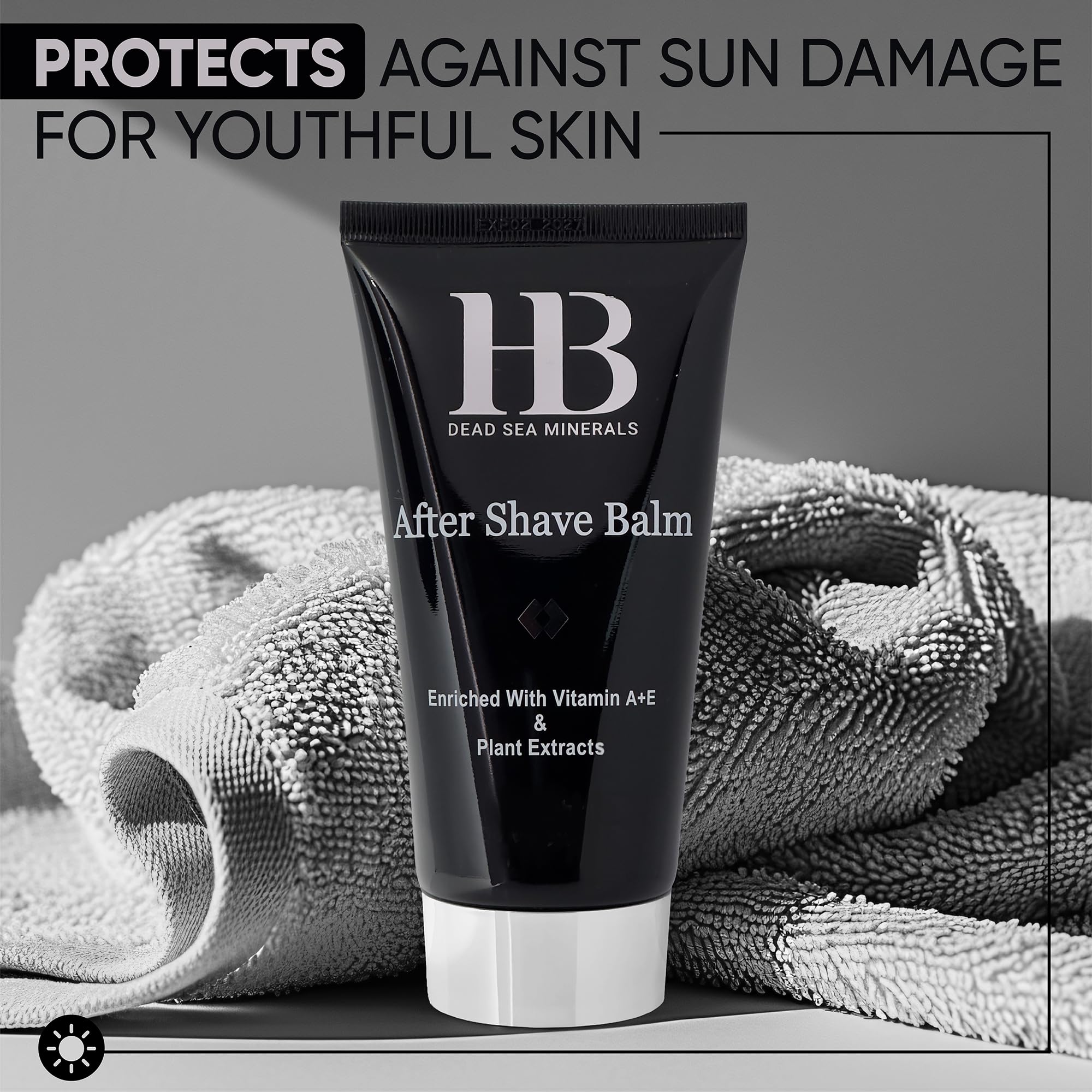 HB After Shave Balm for Men Moisturizer - After Shave Lotion for Men A, & E Plus Aloe Vera and Natural Botanical Extracts Soothes 150ml