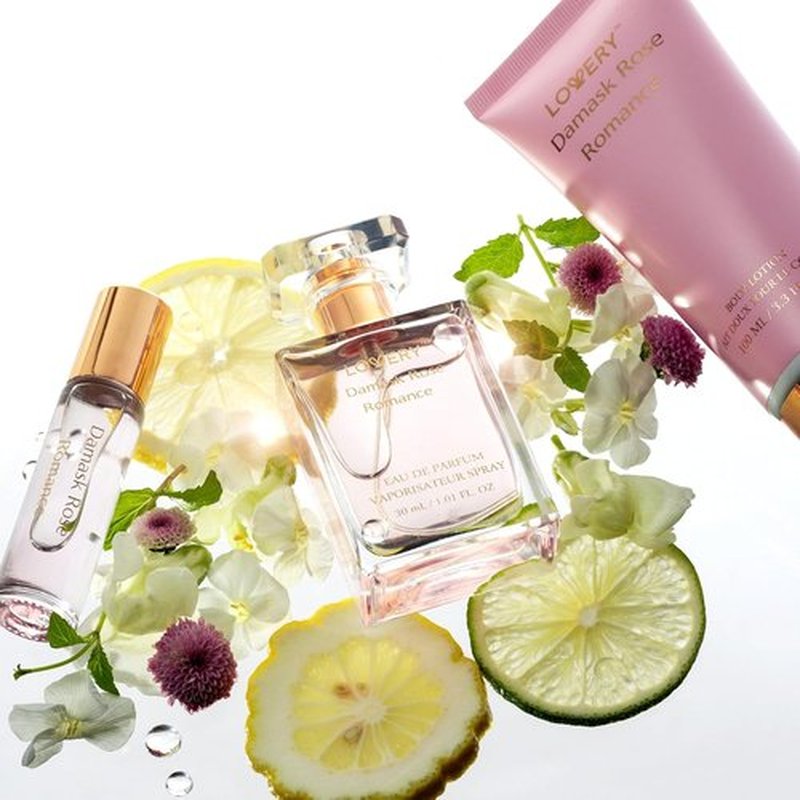 Damask Rose Romance Spa Kit - Luxurious Self-Care Gift Set for Women | Candle, Perfume, Lotion & Mist