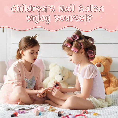 144pcs Press on Nails for Kids,6 Pack Lovely Kids Press on Nails for Girls 8-12 Years,Pre-glue Fake Nails for Children,Artificial Full Cover Short Acrylic False Nail Tips Art Kits Gifts for Girls