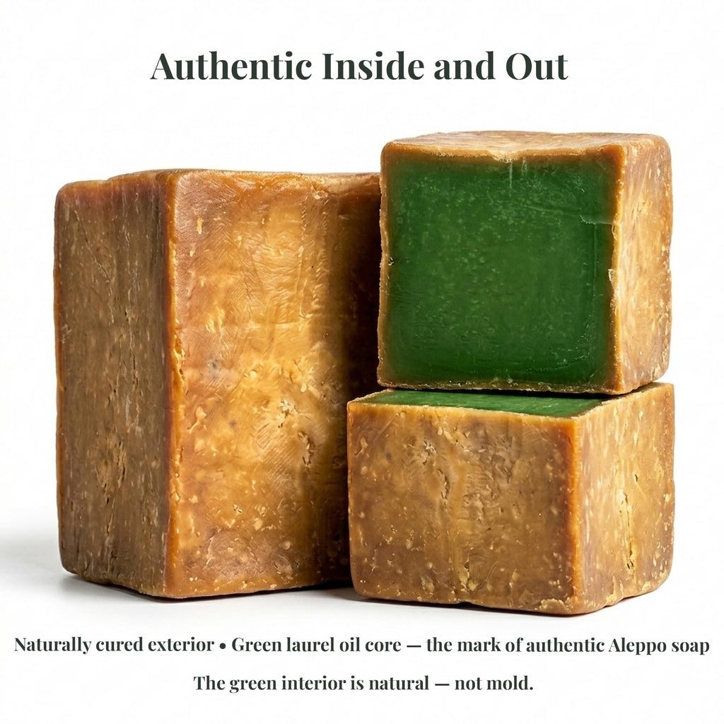Sobeautis Natural Aleppo Soap - 100% Pure Olive Oil, Handmade & Gentle on Skin, Moisturizing for Sensitive & Oily Skin, Eco-Friendly & Vegan, Versatile for Face, Body & Hair