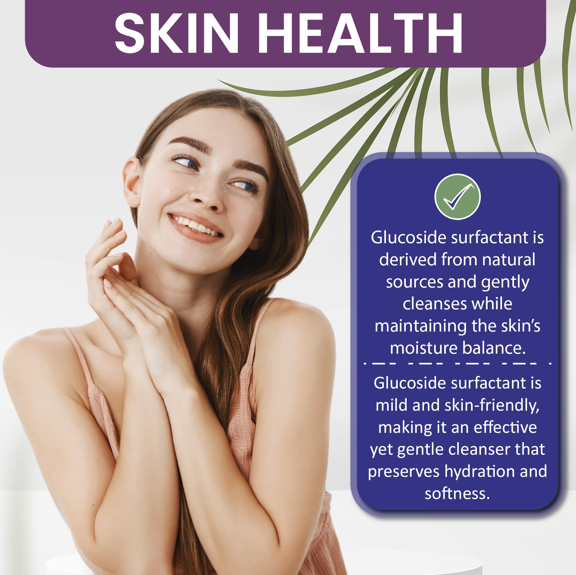 Glucoside Surfactant Base - Plant Derived All in One Natural Gentle Mild Rich Foaming Cleanser - Lauryl Decyl Coco Capryl Caprylyl Cosmetic Liquid Hand Soap Body Wash - 1 Gallon (Pack of 1)