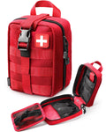 LIVANS 1000D First Aid Bag Empty Medical Ifak Pouch Molle EMT Pouches Rip-Away Tactical Military Trauma Emergency Medic Bag