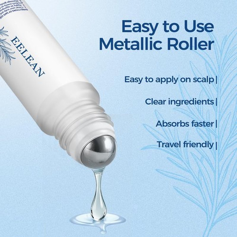 Hair Growth Serum Roll On 25ml, 3% Rosemary, 3% Redensyl & 2% Anagain, Reduce Hair Loss and Promote Hair Density (0.84 Fl Oz (Pack of 1), 3% Rosemary)
