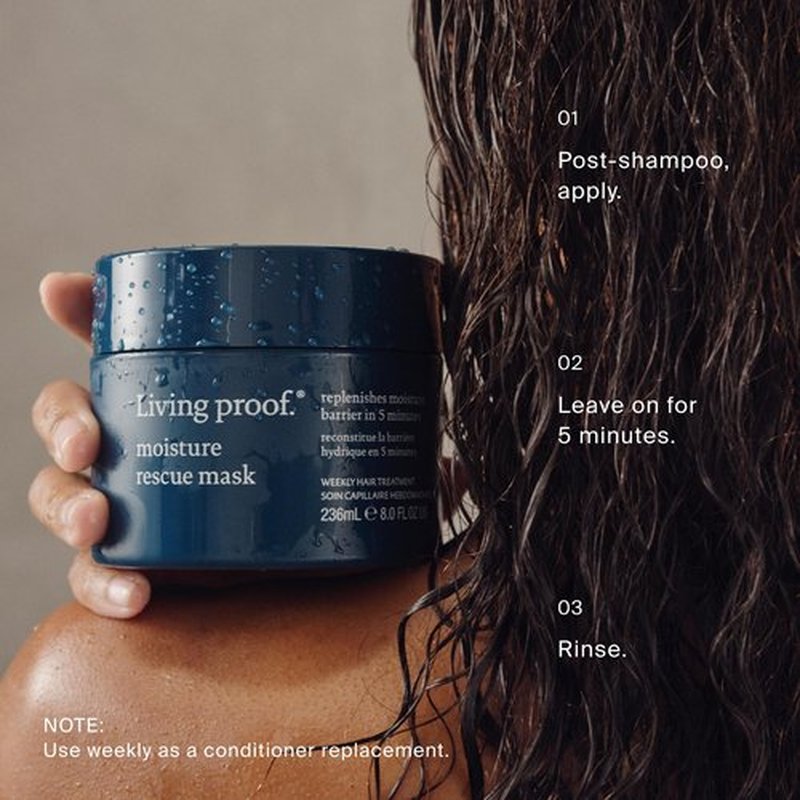 Living proof Moisture Rescue Mask, 8 oz