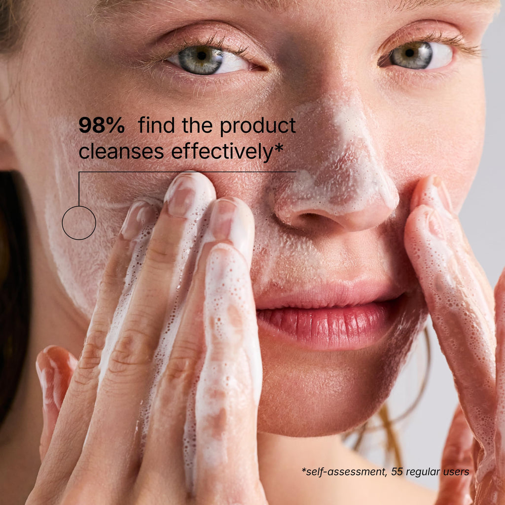 [ comfort zone ] Essential Face Wash, Gentle Foaming Cleanser, Removes Impurities & Makeup, Restores Luminosity, Clean Beauty, Vegan, Made in Italy, Daily Use, Young & Combination Skin, 5.07 Fl Oz