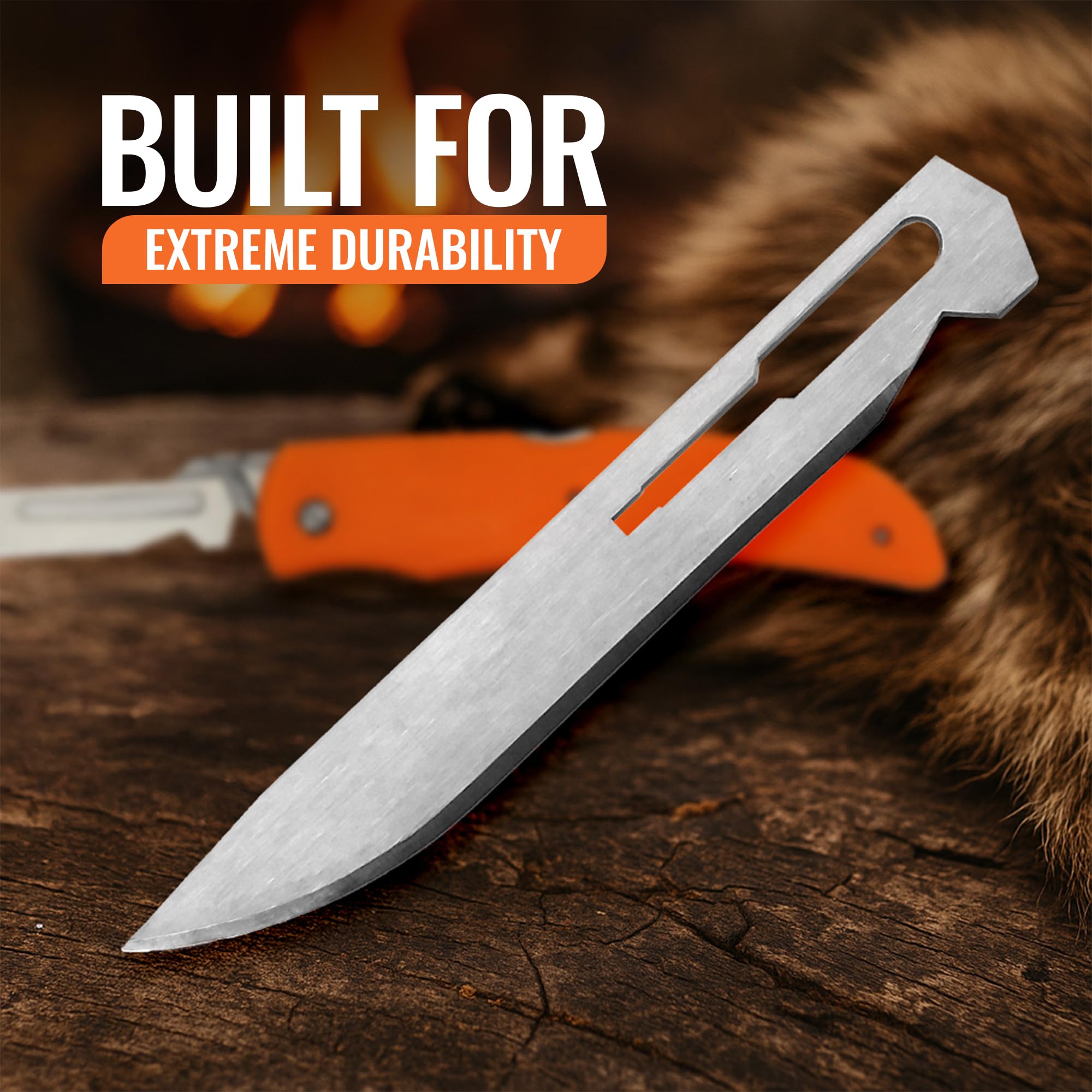 Wiebe Tala Replacement Blades (12-Pack) | Surgical-Grade Scalpel Blades for Hunting & Game Processing