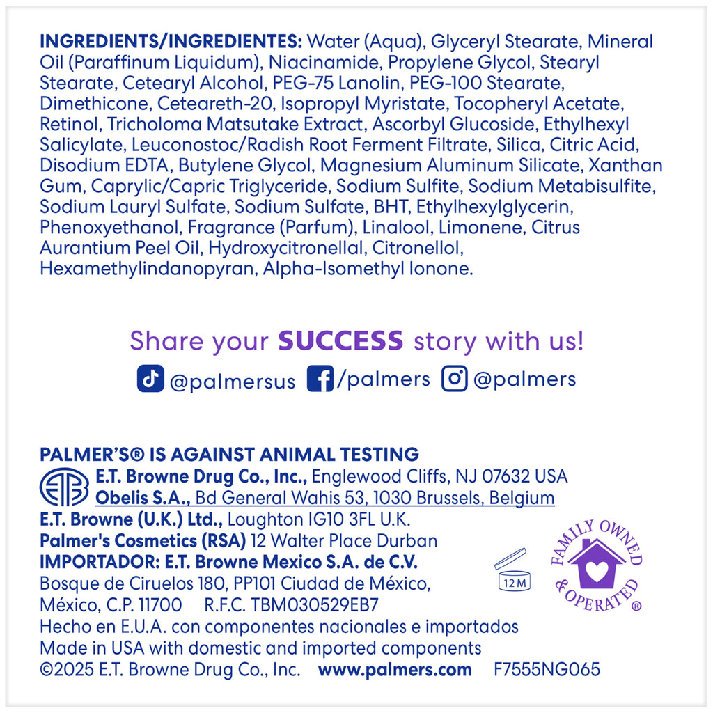 Palmer's Skin Success Eventone Fade Cream for Oily Skin, 2.7 Fl Oz
