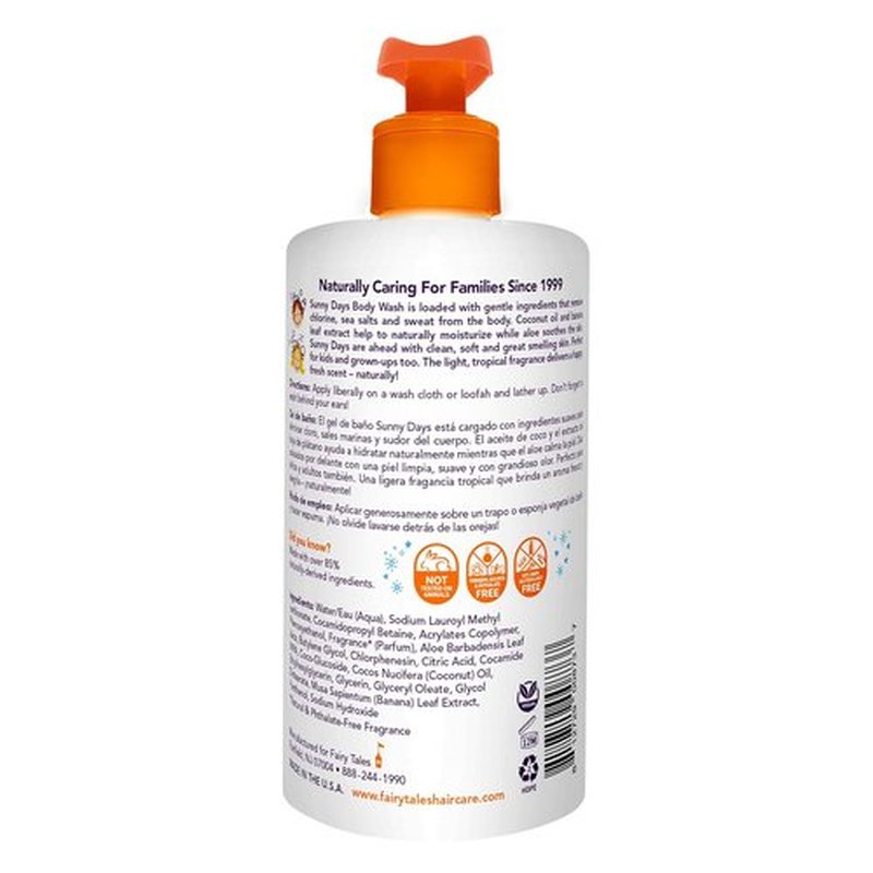 Fairy Tales Chlorine Removal Body Wash - Gentle Formula for Swimmers | 16oz Pump | No Harsh Chemicals