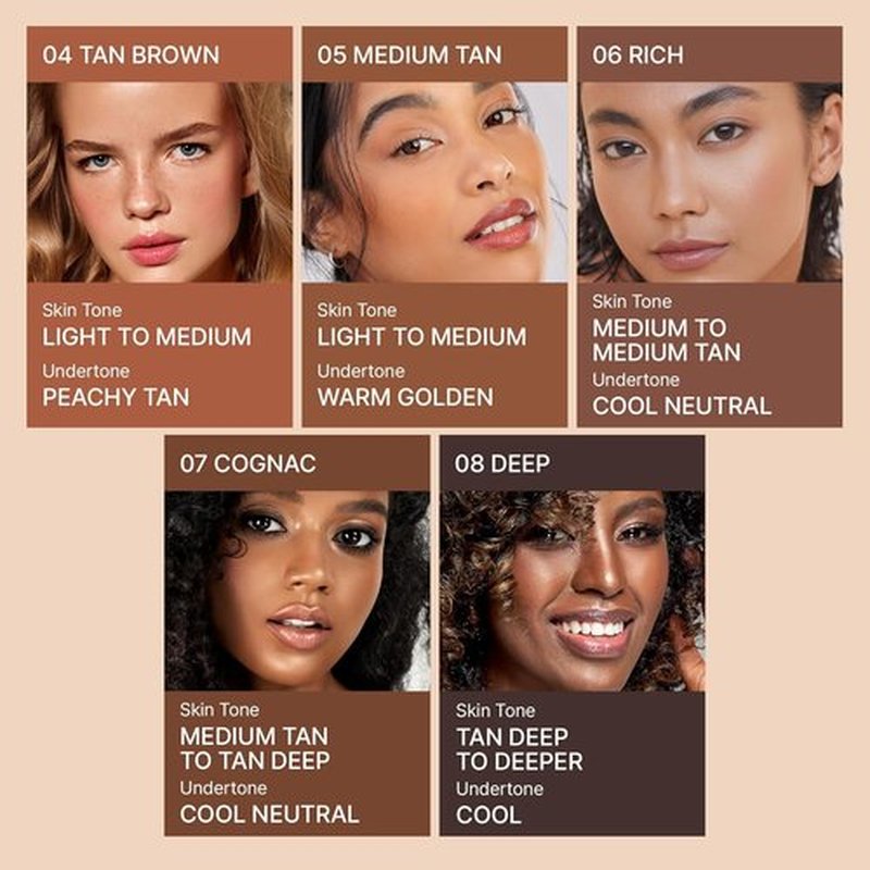 Kiss New York Airy Velvet Contour Stick - Medium Tan 0.70 Oz | Dual-Ended Brush Set & Hyaluronic Acid