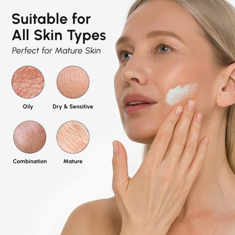 MAREE Face Exfoliator – Microdermabrasion Facial Scrub & Exfoliating Face Wash for Women – Collagen & Glycolic Acid – Gentle Scrub and Exfoliant – Men Exfoliating Scrubber – Exfoliante Facial Cleanser