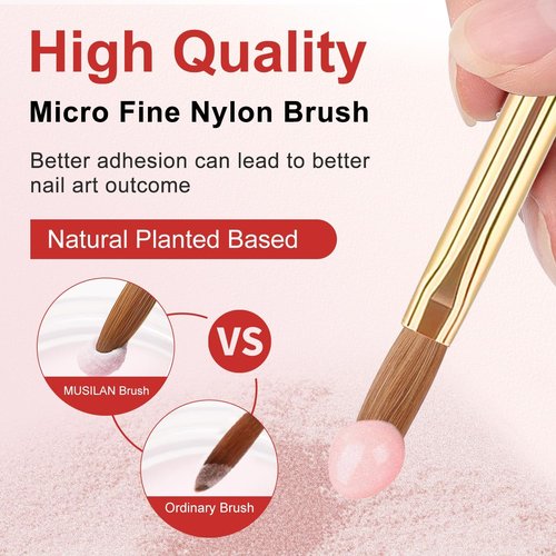 Nail Art Brushes Set,10pcs Nail Art Tools Nail Art Design Pen Painting Tools Fingernail Brush Nail Cleaning Brush for Acrylic Application Acrylic Powder 3D Nail Carving Nail Art Brushes Set