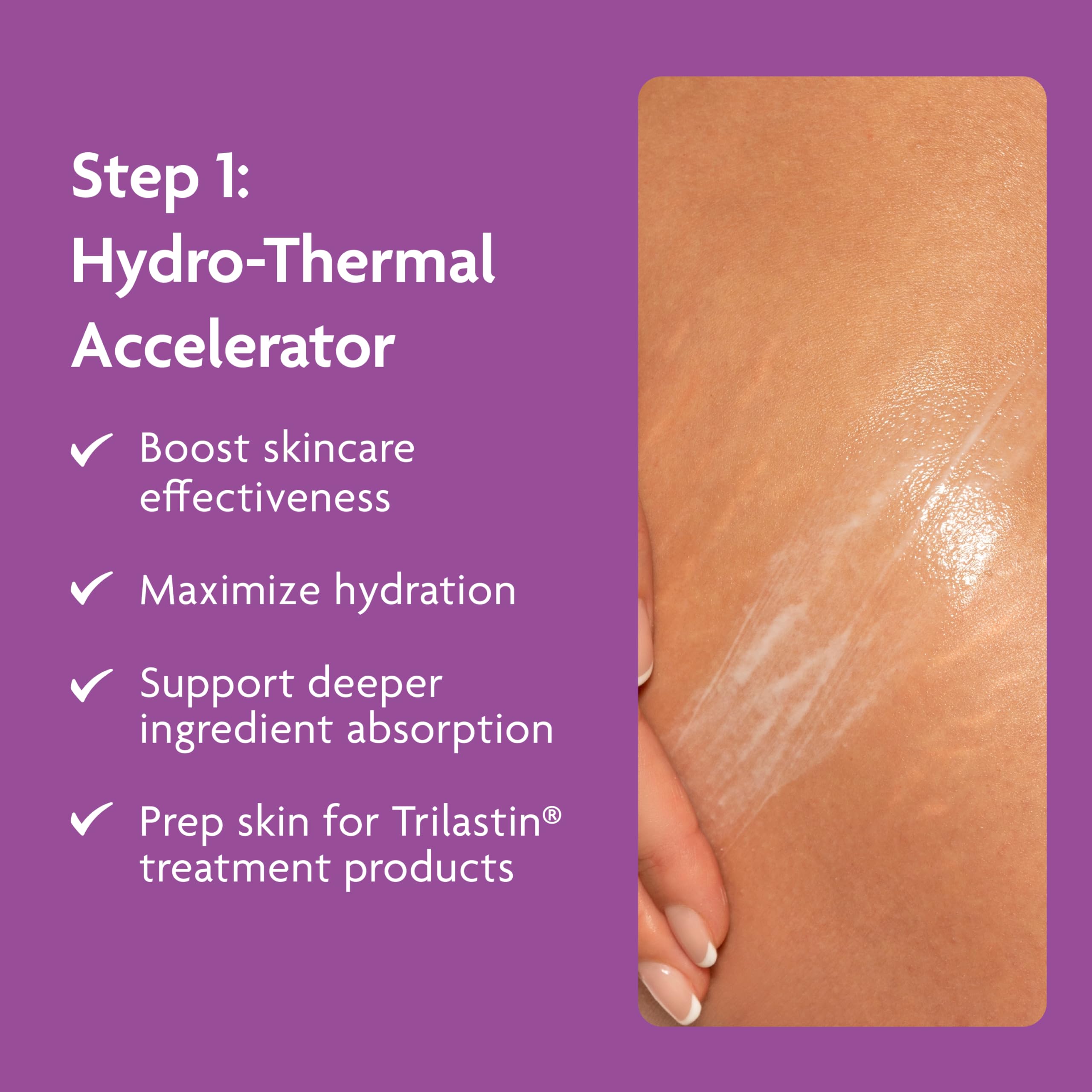 TriLASTIN Stretch Mark Cream & Serum Bundle - Intensive Stretch Mark Cream Treatment - Hyaluronic Acid Hydrothermal Accelerator - Maternity Skin Care Essential - 5.5 Oz Jar, 3 Oz Accelerator