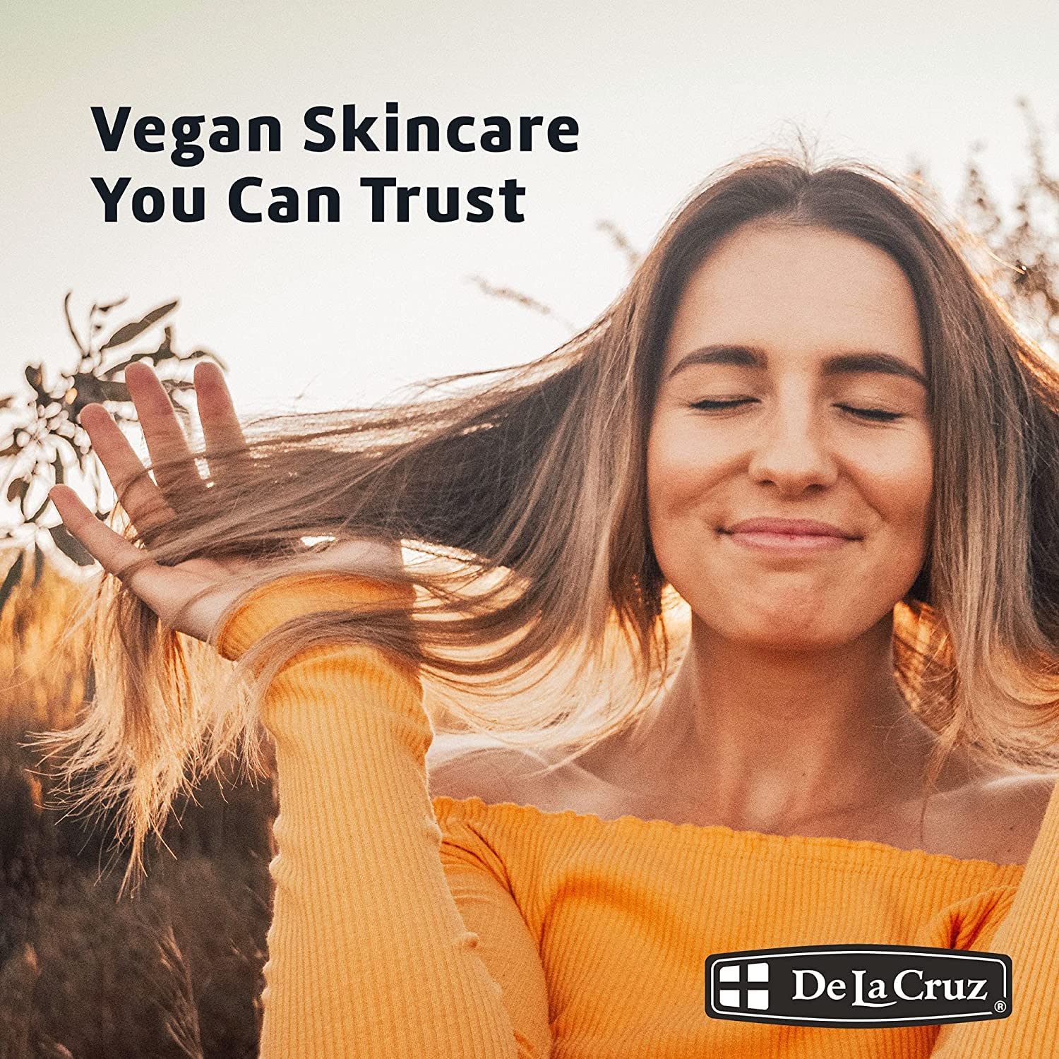 De La Cruz Sweet Almond Oil - Expeller Pressed Almond Oil for Skin and Hair 8 FL. OZ. (236 mL)